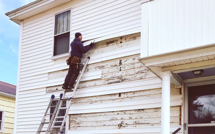 Siding repair estimate