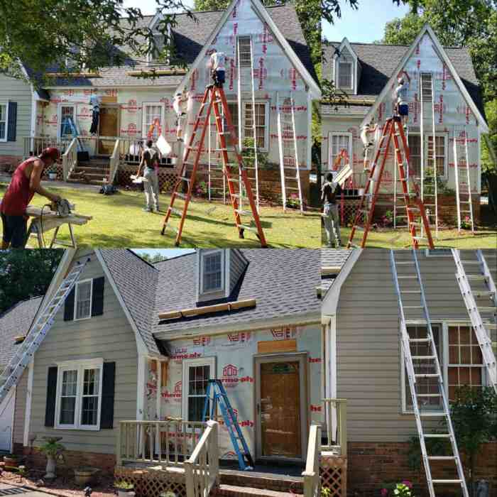 Exterior siding repair