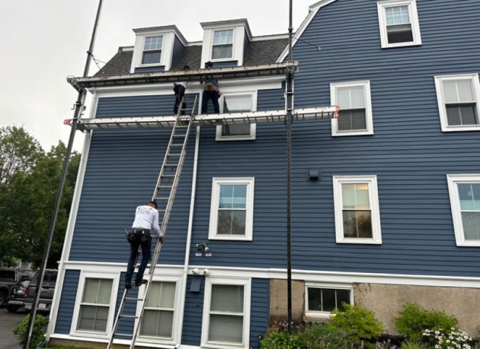Exterior siding installation service
