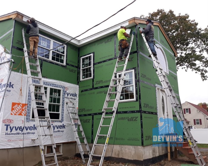 Professional siding installation