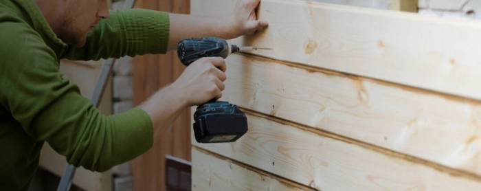 Emergency siding repair